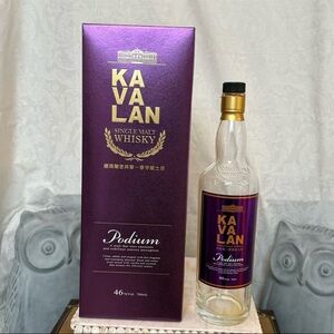 ⚡️Kavalan Single Malt Whiskey "Podium" EMPTY BOTTLE & CASE